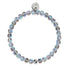 Voie Lactée | Argent sterling .925 | Bracelet de perles de verre galaxie